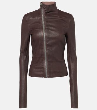 Women's Rick Owens Leather Jackets - up to −77% | Stylight