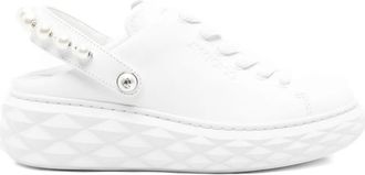 Jimmy Choo London Sneakers con cinturino posteriore 50mm - Bianco