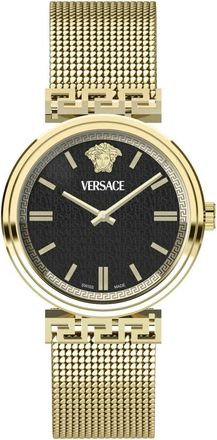 Versace Horloges - Dames - Horloges - Geel - ONE Size - Accessoires