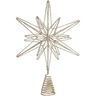 OEM Puntale A Stella Per Albero Di Natale, Decorazione Per Albero Di Natale, Casa, Feste (champagne)