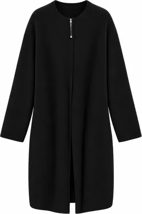 Liviana Conti Cappotto Doppio Lana-Cashmere - - Coats - Donna - Nero - M