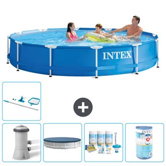 Intex Piscina Con Estructura Redonda - 366x76 Cm - 8-piezas S31715