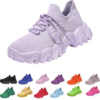 Generic Womens Trainers,Wide Fit Womens Trainers Mesh Breathable Non Slip Slip On Orthopedic Sneakers, Comfort Wear Slip On Tennis Walking Shoes, Lightweight 