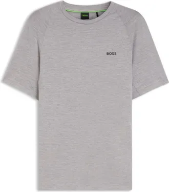BOSS Logo-detail T-shirt in a slim fit