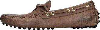 Car Shoe Kud 006 Capra Antic Moccasin - Heren - Bootschoenen - Bruin - 40 1/2 EU - Leer - Schoenen