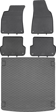 OEM Juego De Alfombrillas De Goma Para Coche Y Maletero Para Audi A4 B6 B7 Avant/kombi (noviembre De 2001 A Marzo De 2008)