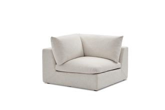 Castlery Beach Linen Corner Sofa Dawson by Castlery, Beige, for Living Room