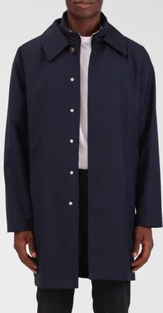 Bagatelle Mackintosh with Removable Quilted Bib in Navy at Nordstrom Rack, Size X-Large