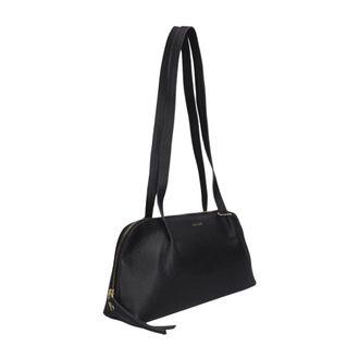 LouLou Essentiels Tassen, Dames, Zwart, ONE Size, Leer, ELO Baguette Tas