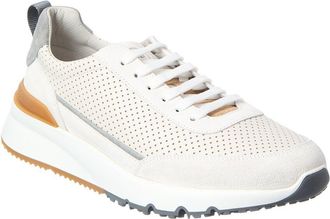 Brunello Cucinelli Suede & Leather Sneaker