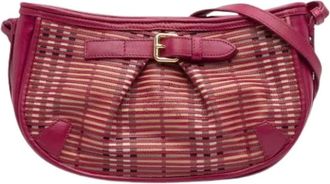 Burberry Pre-owned Shoulder Bags, female, Pink, Size: ONE SIZE Pre-owned Crossbody Bag