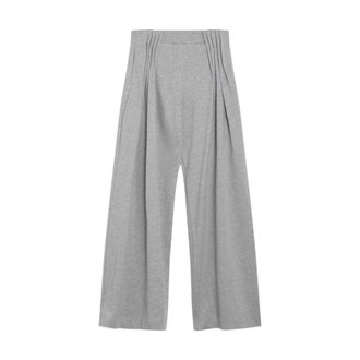 Dries Van Noten Pantalones Anchos - Trousers - Mujer - Gris - S
