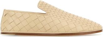 Bottega Veneta Beige Leather Loafers