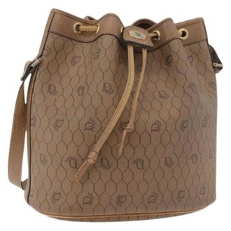 Dior Pre-owned Bucket Bags, female, Brown, Size: ONE SIZE Pre-owned Vintage Bucket Bag