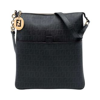 Fendi Pre-owned Ritssluiting Schoudertas - Dames - Pre-owned - Zwart - Maat: ONE Size