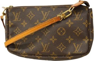 Louis Vuitton Brown Pouch (Pre-Owned)