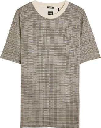 BOSS Boss H-taut 102 Fine-knit T-shirt - Beige - Xxl