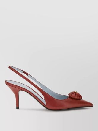 Valentino Garavani leather slingback pumps