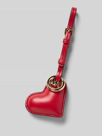 Michael Kors Anhänger mit Dornschließe und Label-Applikation in Rot, Größe 1