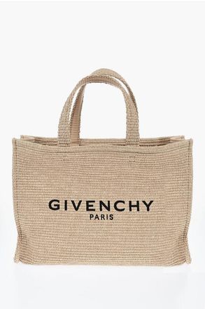 Givenchy Borsa Tote in Cotone e Nylon con Logo Ricamato taglia Unica