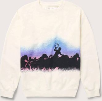 One Of These Days Mens Driftin Back Crewneck Sweatshirts In Bone