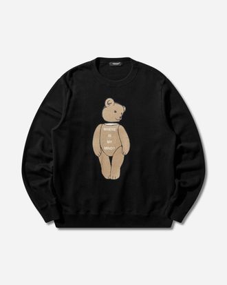 Undercover Men s Where is my Mind? Crewneck Sweatshirt Black