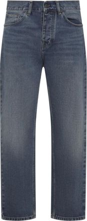 Carhartt Work in Progress Stijlvolle Newel Broeken voor Mannen - Heren - Regular Fit Jeans - Blauw - W32 - Jeans