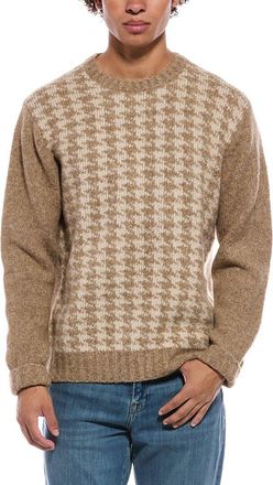 Weatherproof Vintage Weatherproof Vintage Fuzzy Houndstooth Crewneck Sweater