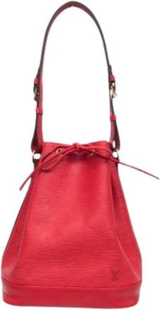 Louis Vuitton Pre-owned Bucket Bags, female, Red, Size: ONE SIZE Pre-owned Vintage Bucket Bag