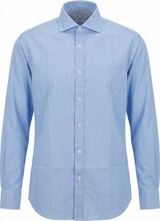 Brunello Cucinelli Spread-Collar Shirt