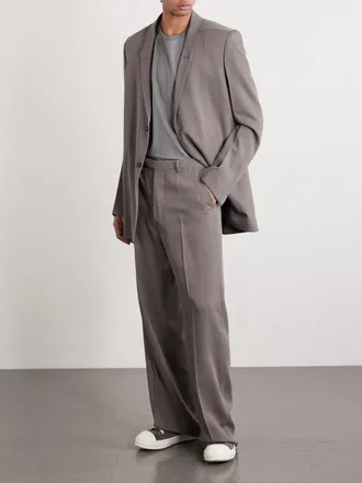 Rick Owens Straight-Leg Wool Trousers