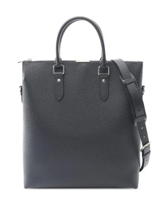 Louis Vuitton Borsa tote Anton in pelle Taiga 2019 - Blu