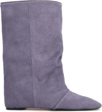 Kazar Violet Booties - Dames - Enkellaarsjes - Paars - 37 EU - Leer - Schoenen