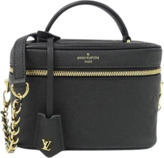 Louis Vuitton Pre-owned Vanity Monogram Empreinte Tas - Dames - Vintage Mini Tas - Zwart - ONE Size - Leer - Vintage