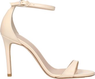 Stuart Weitzman Leather Stiletto Heel Womens Sandals