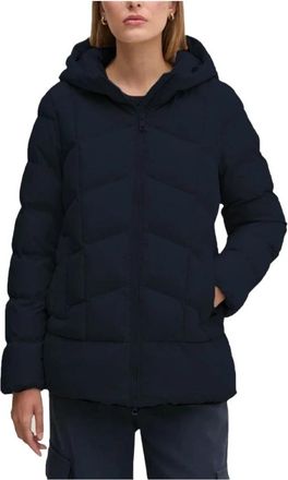 Geox Anylla Jacket - Dames - Winterjassen - Blauw - 2XL - Polyester - Jassen