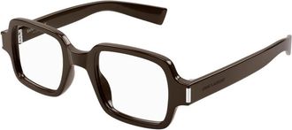 Saint Laurent SL 720 OPT 004 Optisch Montuur - unisex - Brillen - Bruin - 48 MM - Accessoires