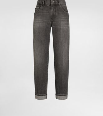 Dolce & Gabbana Denim Trousers - Man Denim Multi-colored 48