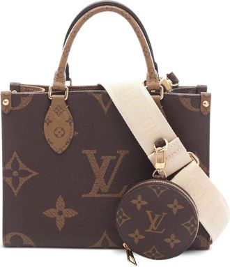 Louis Vuitton 2021-2025 Monogram Reverse Giant OnTheGo PM handbag - Bruin
