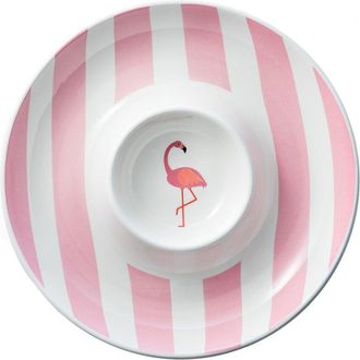 Godinger Jill Zarin Flamingo Chip & Dip