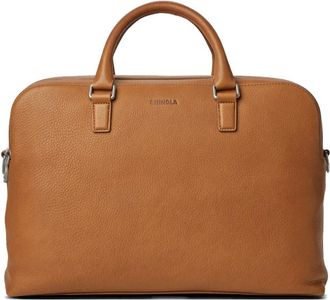 Shinola leather briefcase - Neutrals