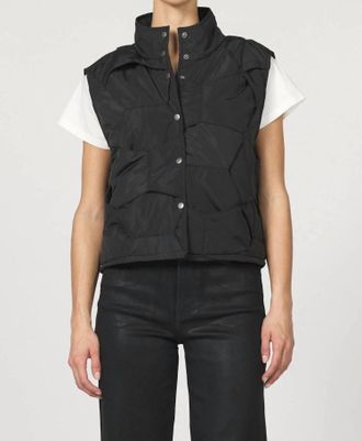 Dear John Denim Lynn Vest In Black