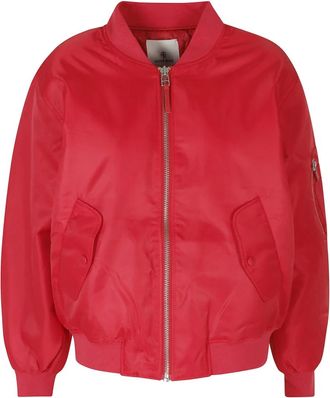 Anine Bing Leon Bomber - - Jackets - Donna - Rosso - S