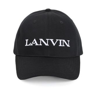 Lanvin Logo Baseballpet - Heren - Petten - Zwart - 58 CM - Katoen - Accessoires