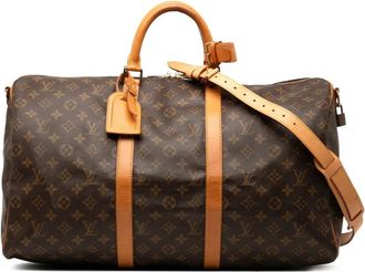 Louis Vuitton 1993 Monogram Keepall Bandouliere 50 travel bag - Bruin