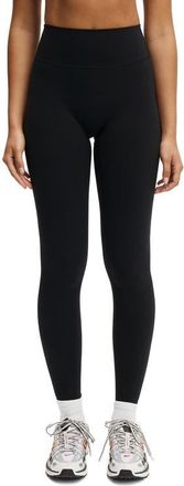 Cotton On Womens Active Ultra Luxe Invisible Scrunch Tight in Black at Nordstrom, Size Medium