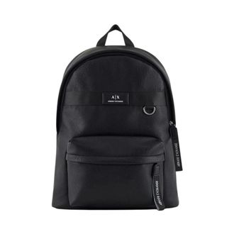 A|X Armani Exchange Backpacks, male, Black, Size: ONE SIZE Backpack with applied logo