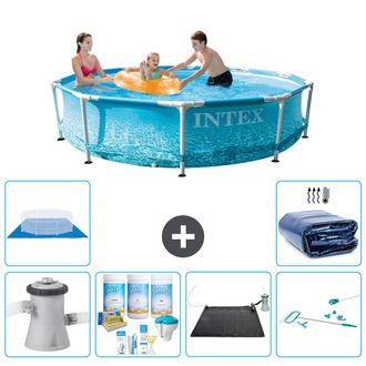 Intex Piscina Con Estructura Redonda - 305x76 Cm - 8-piezas S20378