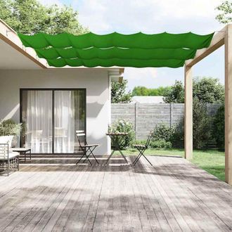 vidaXL Toldo Vertical Verde Claro 100x1200 Cm Tela Oxford Vidaxl