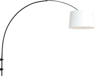 Steinhauer Steinhauer - Sienna Sparkled Light Cylindrical Pendant Ceiling Light Matt Black, White Hood